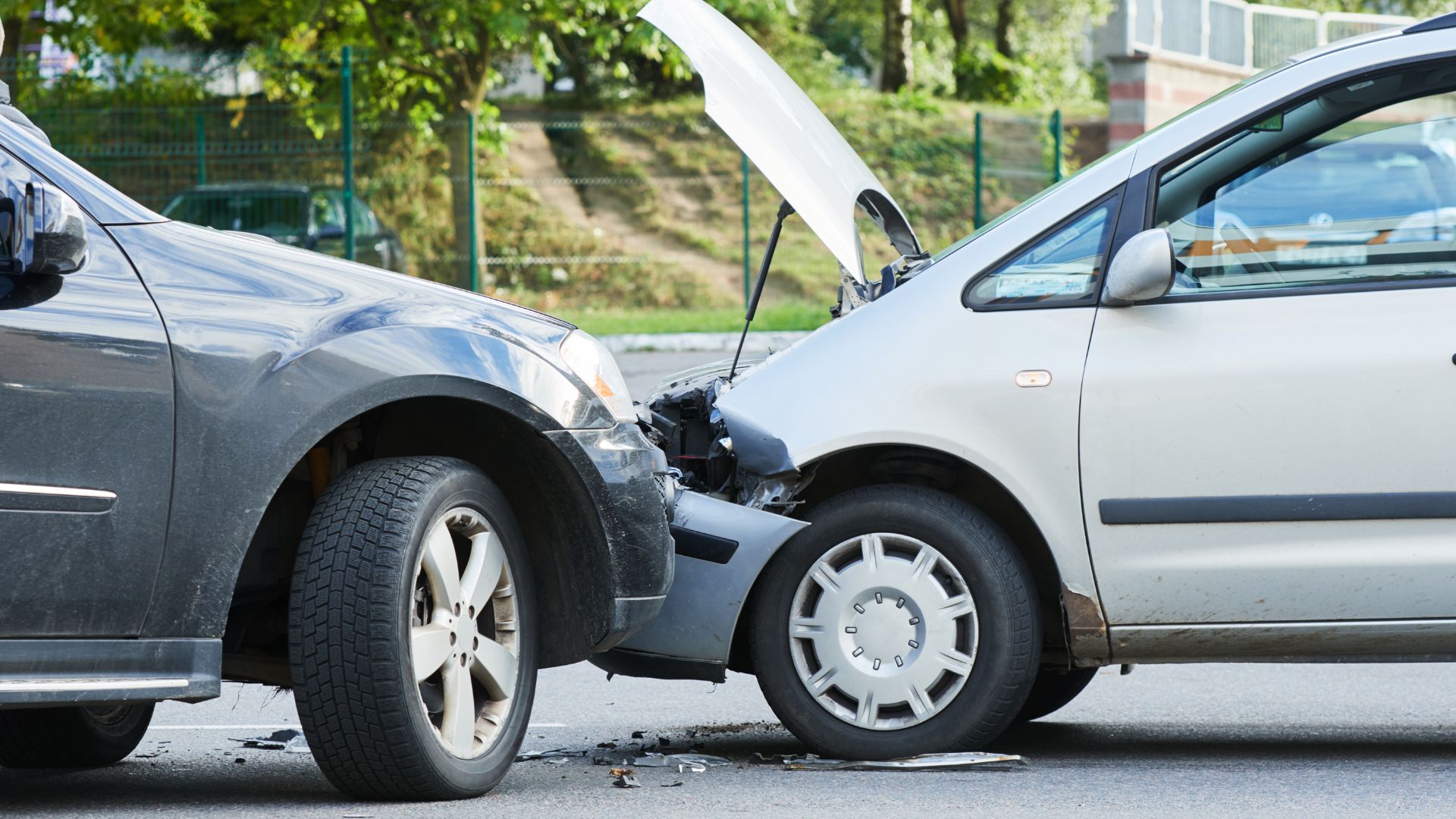 Car Crash Accident on Street